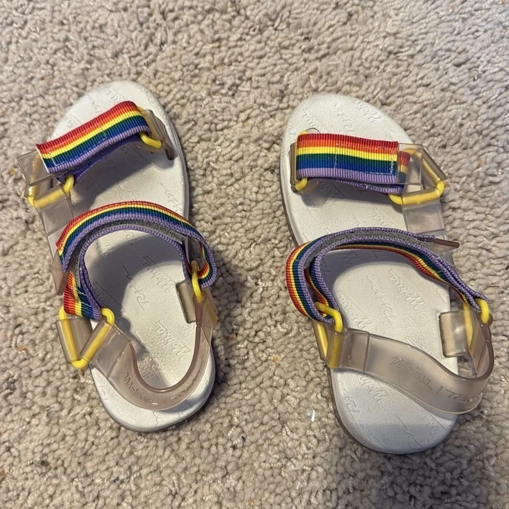 Mini Melissa Papete and Rider Sandals Shoes
